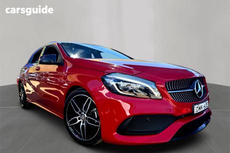 Red 2016 Mercedes-Benz A180 Hatchback