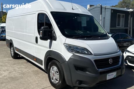 White 2017 Fiat Ducato Van Xlwb/Mid