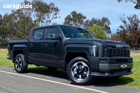 Grey 2025 Kia Tasman Double Cab Pick Up Sx+ (4X4) (Std) Black Fender