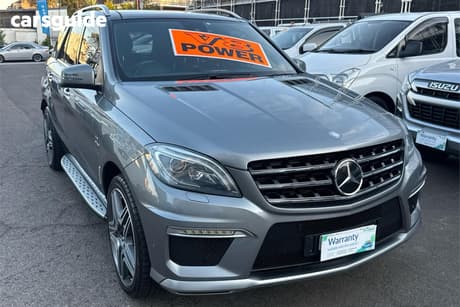 Silver 2012 Mercedes-Benz ML63 Wagon Amg (4X4)