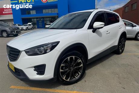 White 2015 Mazda CX-5 Wagon Akera (4X4)