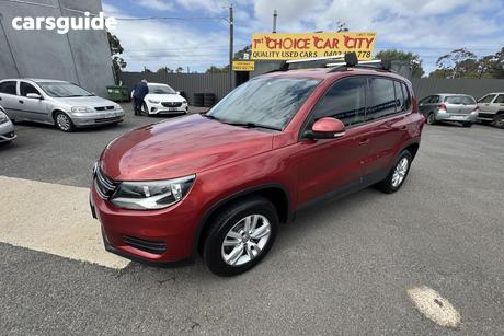 Red 2012 Volkswagen Tiguan Wagon 103 Tdi
