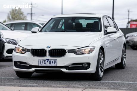 White 2012 BMW 318D Sedan