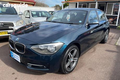 Blue 2014 BMW 116I Hatchback