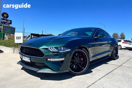 Green 2018 Ford Mustang Coupe Fastback Bullitt