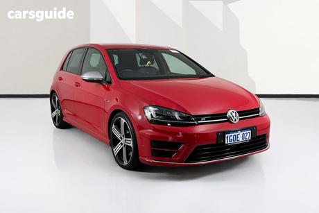 Red 2014 Volkswagen Golf Hatchback R