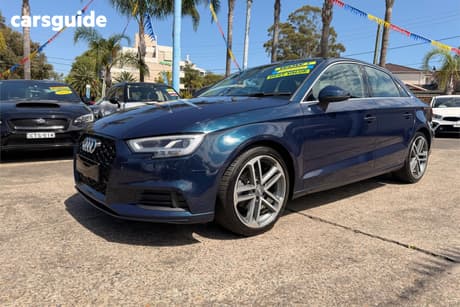 Blue 2018 Audi A3 Sedan 1.4 Tfsi Cod