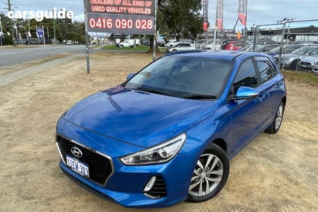 Blue 2017 Hyundai I30 Hatchback Active