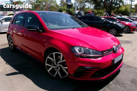 Red 2016 Volkswagen Golf Hatchback Gti Performance