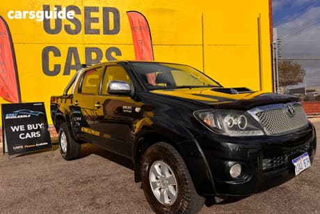 Black 2009 Toyota Hilux Dual Cab Pick-up Sr5 (4X4)