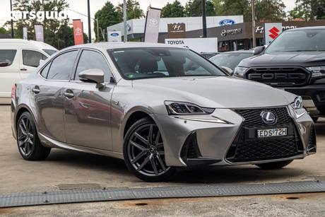 Grey 2019 Lexus IS300H Sedan F Sport Hybrid