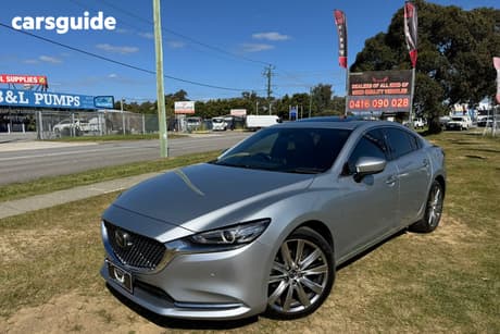 Silver 2022 Mazda 6 Sedan Atenza