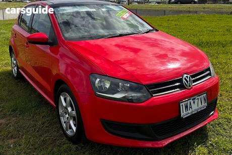 Red 2011 Volkswagen Polo Hatchback 77 Tsi Comfortline