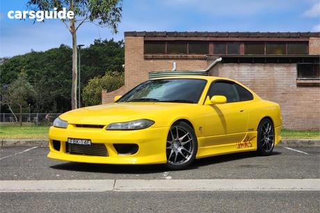 Yellow 2000 Nissan Silvia Coupe Spec R