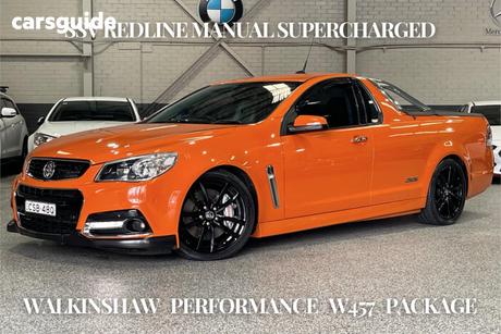Orange 2013 Holden UTE Utility Ss-V Redline