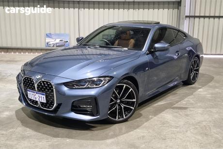 Blue 2021 BMW 420I Coupe M Sport