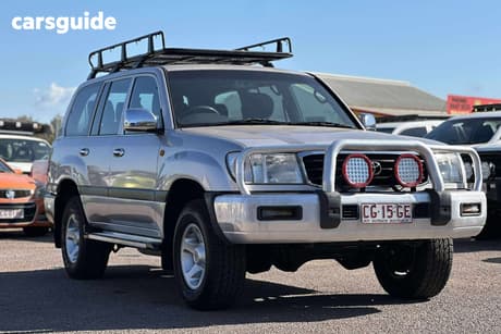 Silver 1999 Toyota Landcruiser Wagon Gxl (4X4)