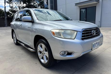 Silver 2008 Toyota Kluger Wagon Grande (4X4)