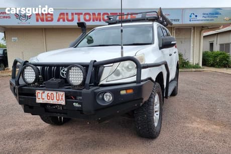 White 2012 Toyota Landcruiser Prado Wagon Gx (4X4)