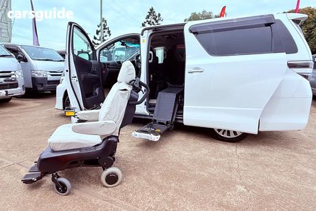 White 2012 Toyota Vellfire Wagon