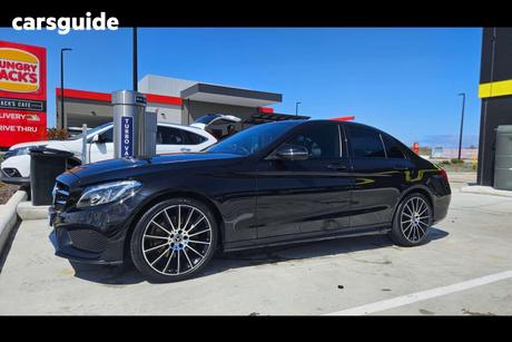 Black 2017 Mercedes-Benz C200 Sedan
