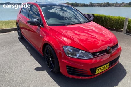 Red 2013 Volkswagen Golf Hatchback Gti