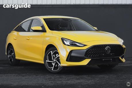 Yellow 2025 MG MG5 Sedan Essence