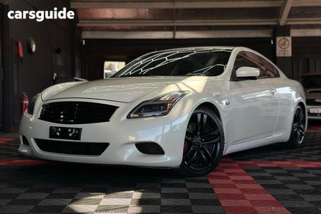 White 2008 Nissan Skyline Coupe INFINITI G37 (CKV36) 2DR COUPE 5SP AUTO 3.7I