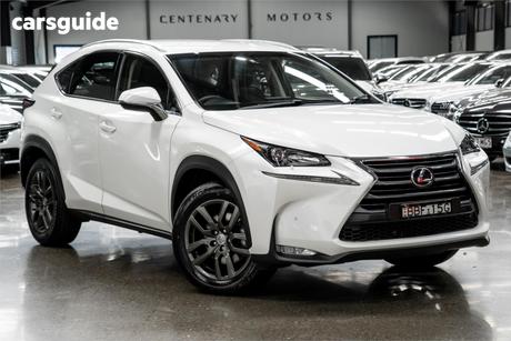 White 2015 Lexus NX300H Wagon Luxury Hybrid (Awd)
