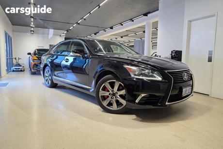 Black 2014 Lexus LS Sedan C I PACKAGE AWD USF45 (ZX001249)