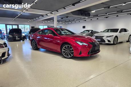 Red 2022 Lexus RC Coupe HYBRID F SPORT AVC10 (ZX001379)