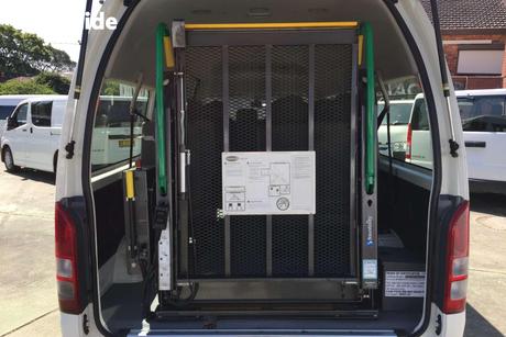 White 2017 Toyota HiAce Bus Commuter