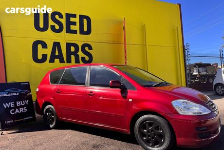 Red 2007 Toyota Avensis Wagon Verso Glx