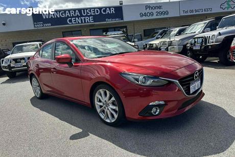Red 2013 Mazda 3 Sedan Sp25 Gt