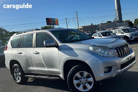 Silver 2010 Toyota Landcruiser Prado Wagon Gxl (4X4)