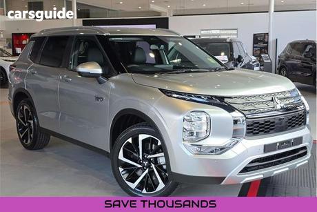 Silver 2025 Mitsubishi Outlander Wagon Phev Aspire 5 Seat (Awd)