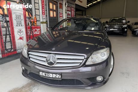 Grey 2007 Mercedes-Benz CL500 Coupe