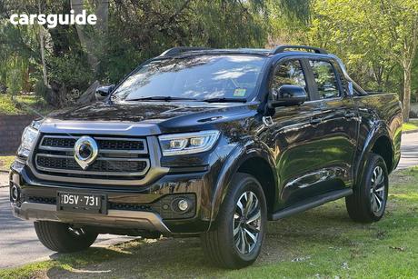 Black 2025 GWM Cannon Dual Cab Utility Lux (4X4)