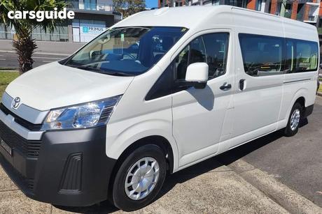 White 2021 Toyota HiAce Bus Slwb Commuter (12 Seats)