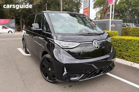 Black 2025 Volkswagen ID. Buzz Wagon Gtx Lwb 4Motion