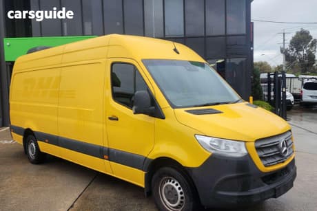 Yellow 2019 Mercedes-Benz Sprinter Van 314Cdi Vs30 Lwb Rwd High Roof