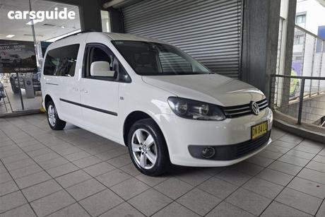 White 2012 Volkswagen Caddy Wagon Maxi Life Comfortline Tdi250