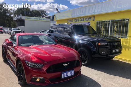 Red 2015 Ford Mustang Coupe Fastback 2.3 Gtdi