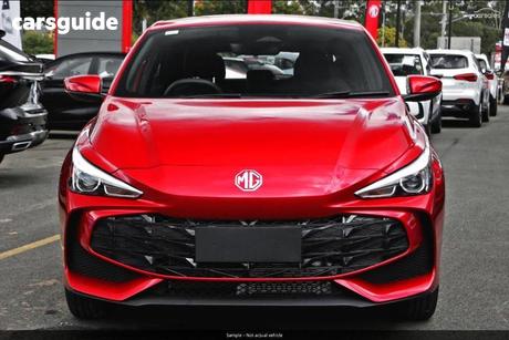 Red 2025 MG MG3 Hatchback Excite Hybrid+