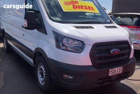 White 2020 Ford Transit Commercial