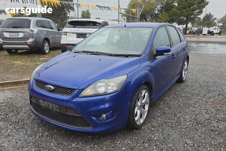 Blue 2010 Ford Focus Hatchback Xr5 Turbo