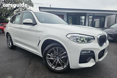 White 2019 BMW X3 Wagon Xdrive 20D