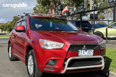 Red 2011 Mitsubishi ASX Wagon (2Wd)