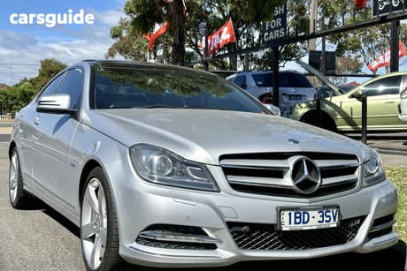 Silver 2011 Mercedes-Benz C250 Coupe Be