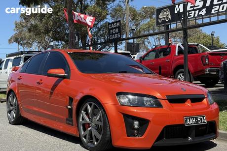 Orange 2006 HSV GTS Sedan